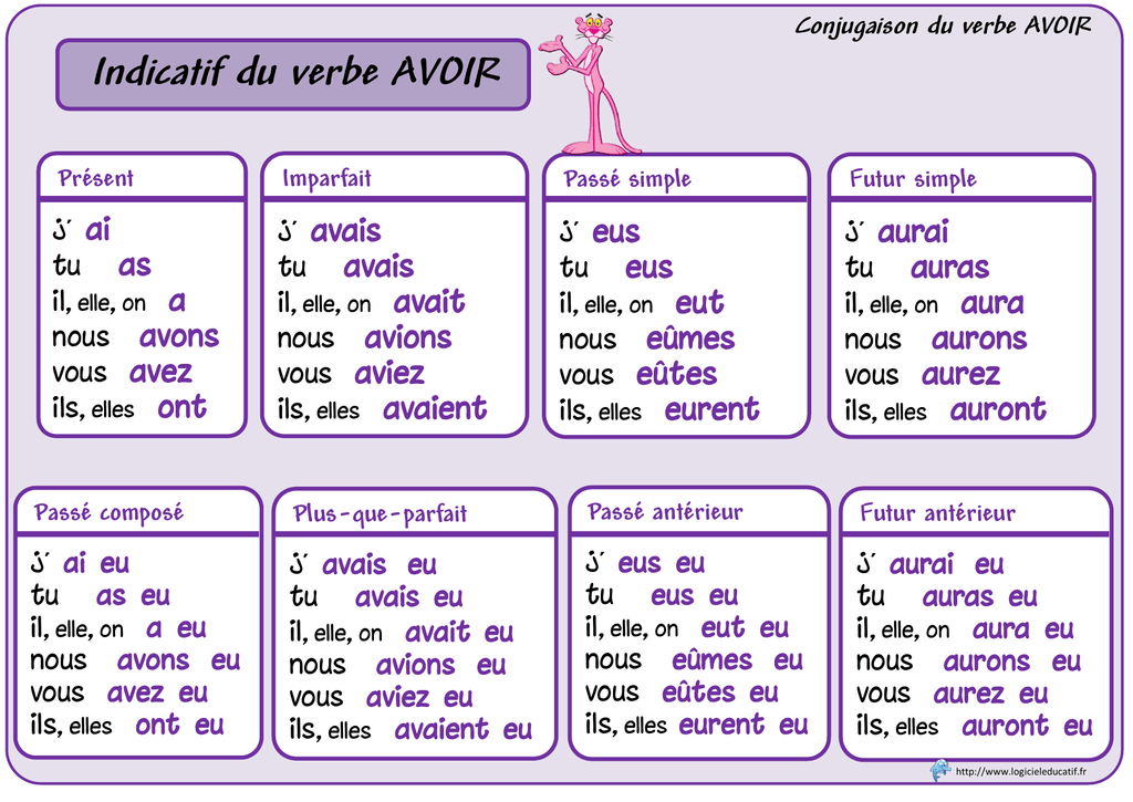 Động từ Avoir trong tiếng Pháp