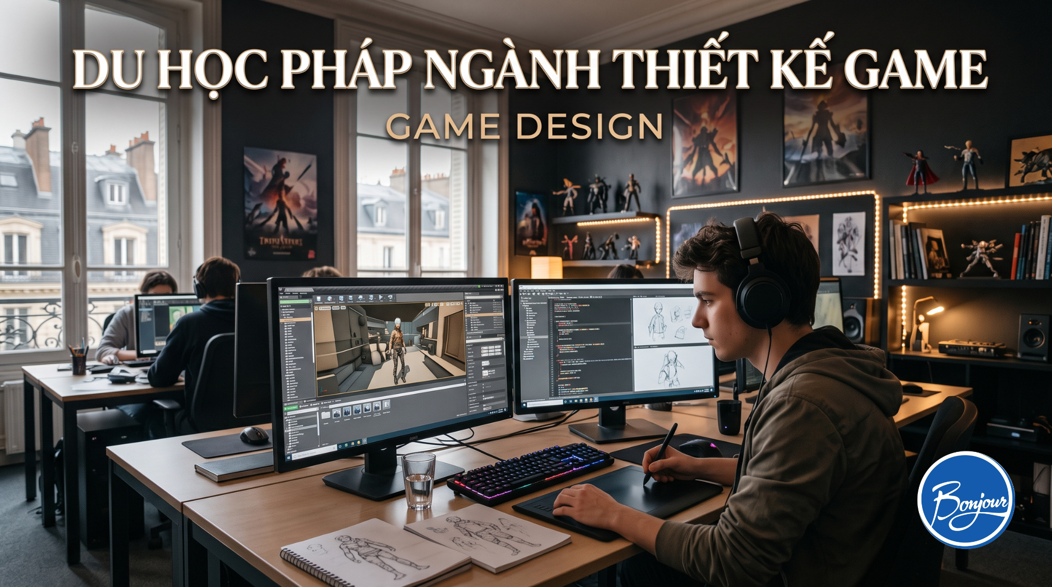  Du học Pháp ngành Thiết kế game (Game design)