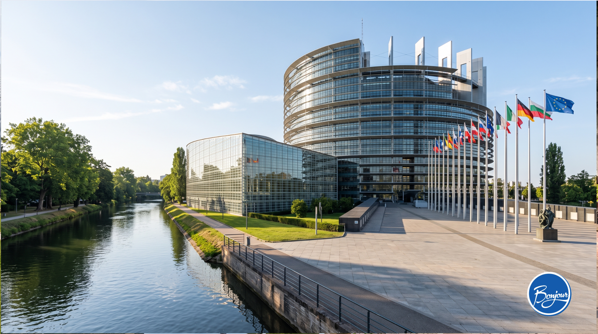 Toà nhà Nghị viện châu Âu tại Strasbourg