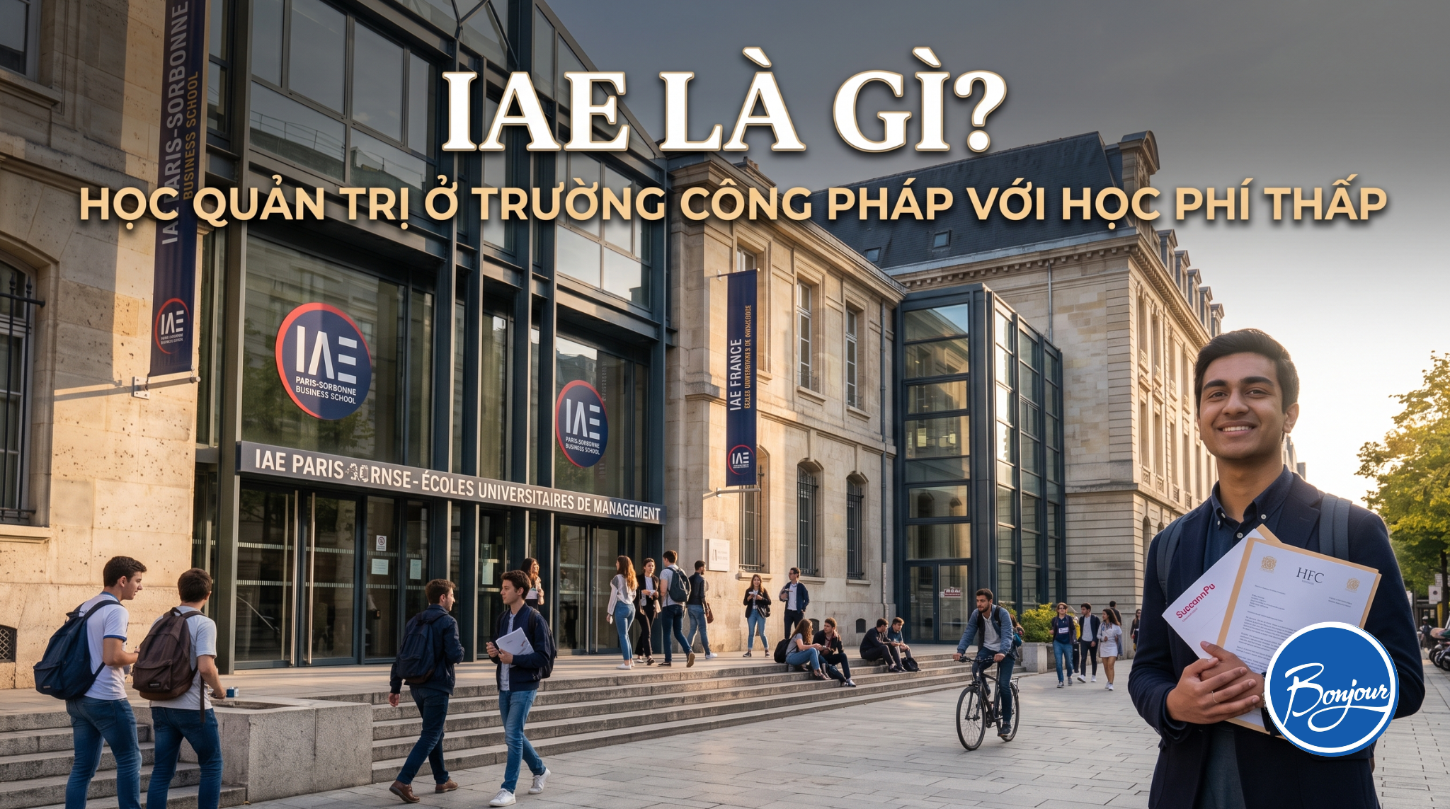 IAE là gì? Học quản trị ở trường công Pháp với học phí thấp
