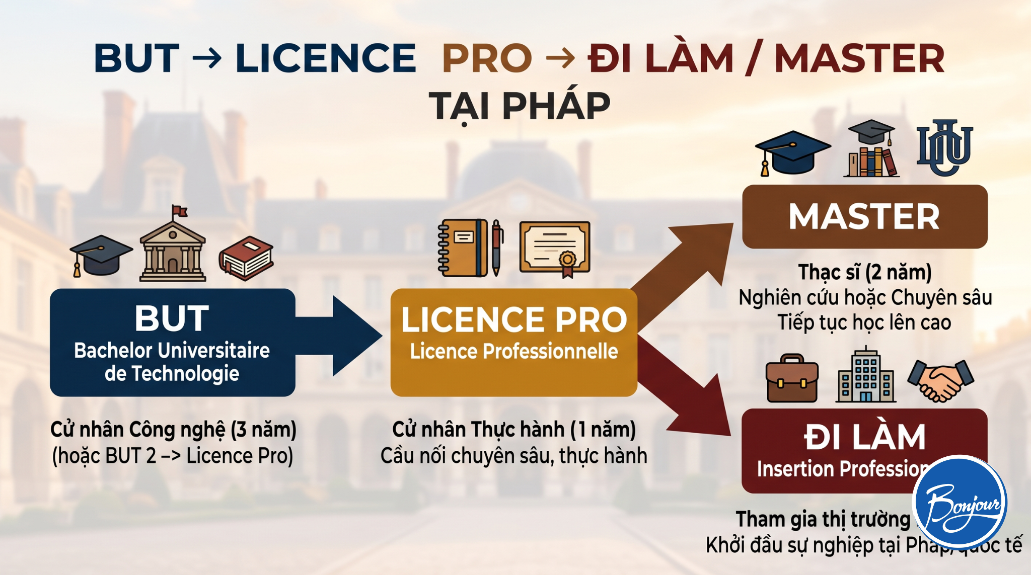 BUT lên Licence Pro: Lộ trình và điều kiện